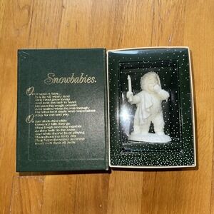 Dept 56 Snowbabies I'm So Sleepy Figurine w/ Box 68810 Christmas Collectible Gif